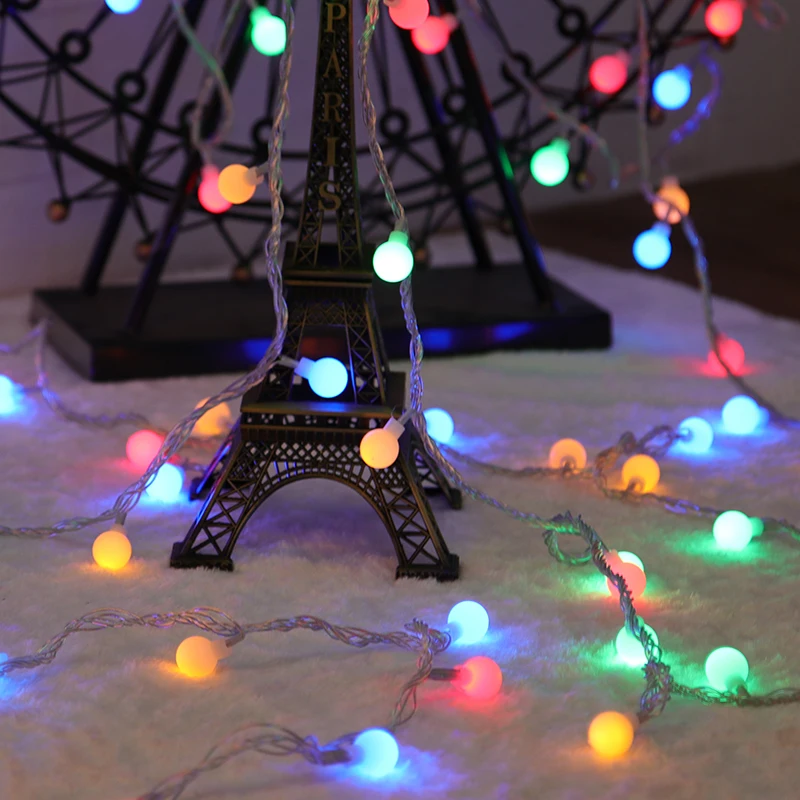 Рождественская светодиодная гирлянда шары для вечерние модное недорогое