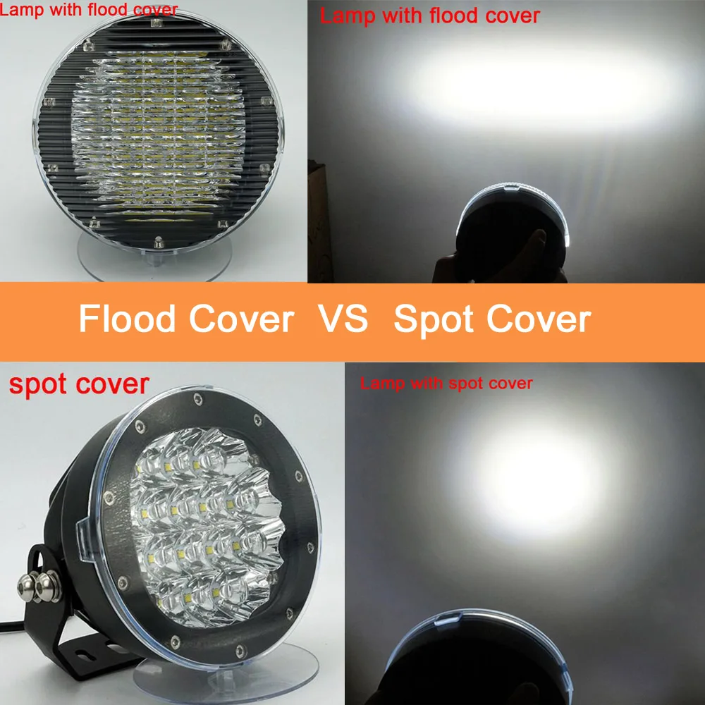 Круглый светодиодный рабочий светильник 5 дюймов Светодиодный точечный 80 Вт для