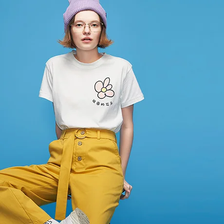 Beige Toyouth новые летние шею печать свободные хлопковые футболка с короткими рукавами женский элегантный дизайн - Цвет: Beige