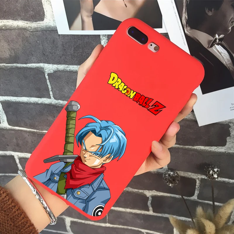 R-5683 Dbz Dragon Ball Z Супер Гоку мягкий силиконовый карамельный цвет чехол для телефона для iPhone 11 pro X XR XS MAX 6 7 8 plus 6s TPU - Цвет: R-5683