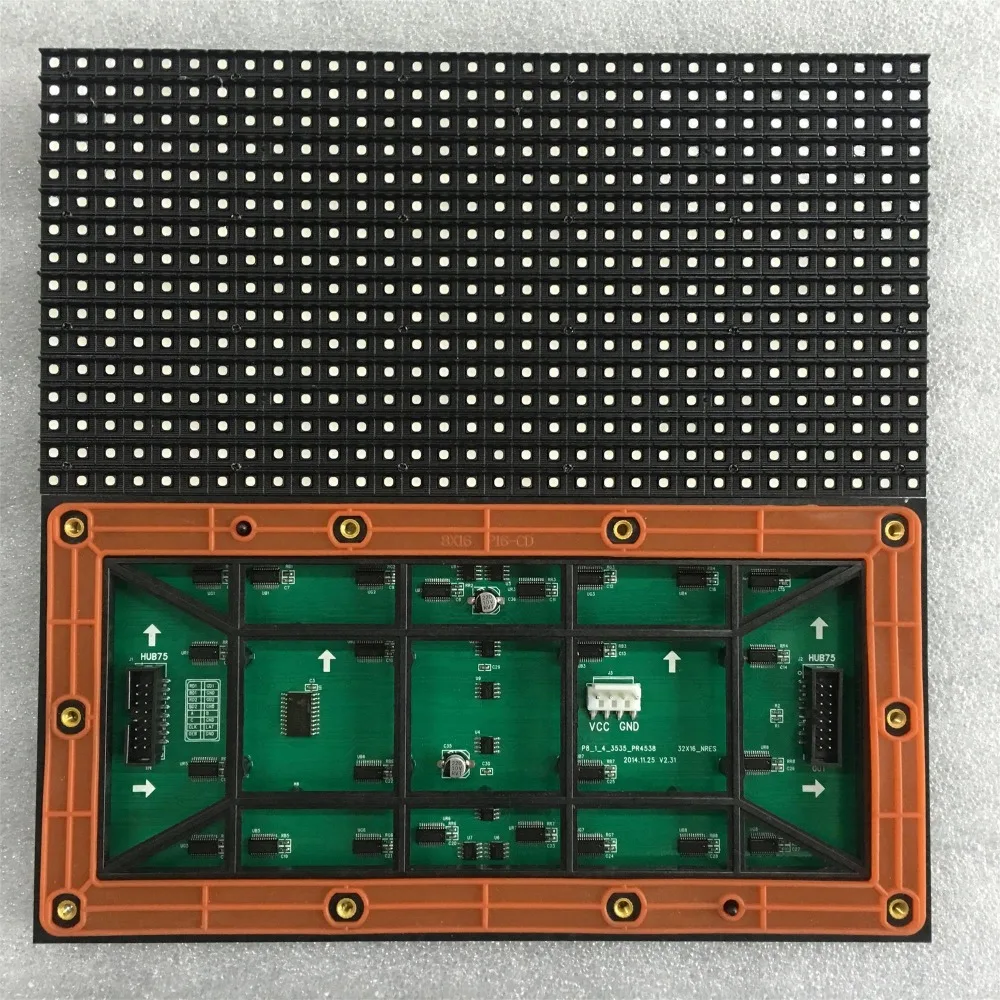 Наружная полноцветная рекламная Светодиодная панель p8 модуль smd dotmatrix низкая