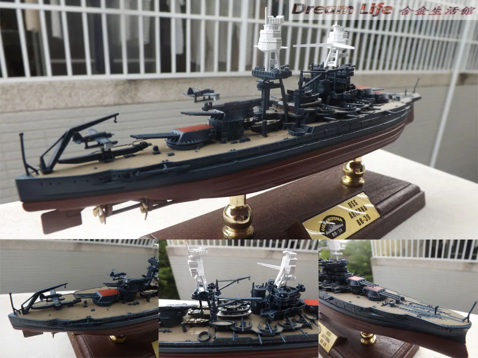 FOV масштаб 1/700 военная модель игрушки USS Аризона BB-39 Battleship литый под давлением