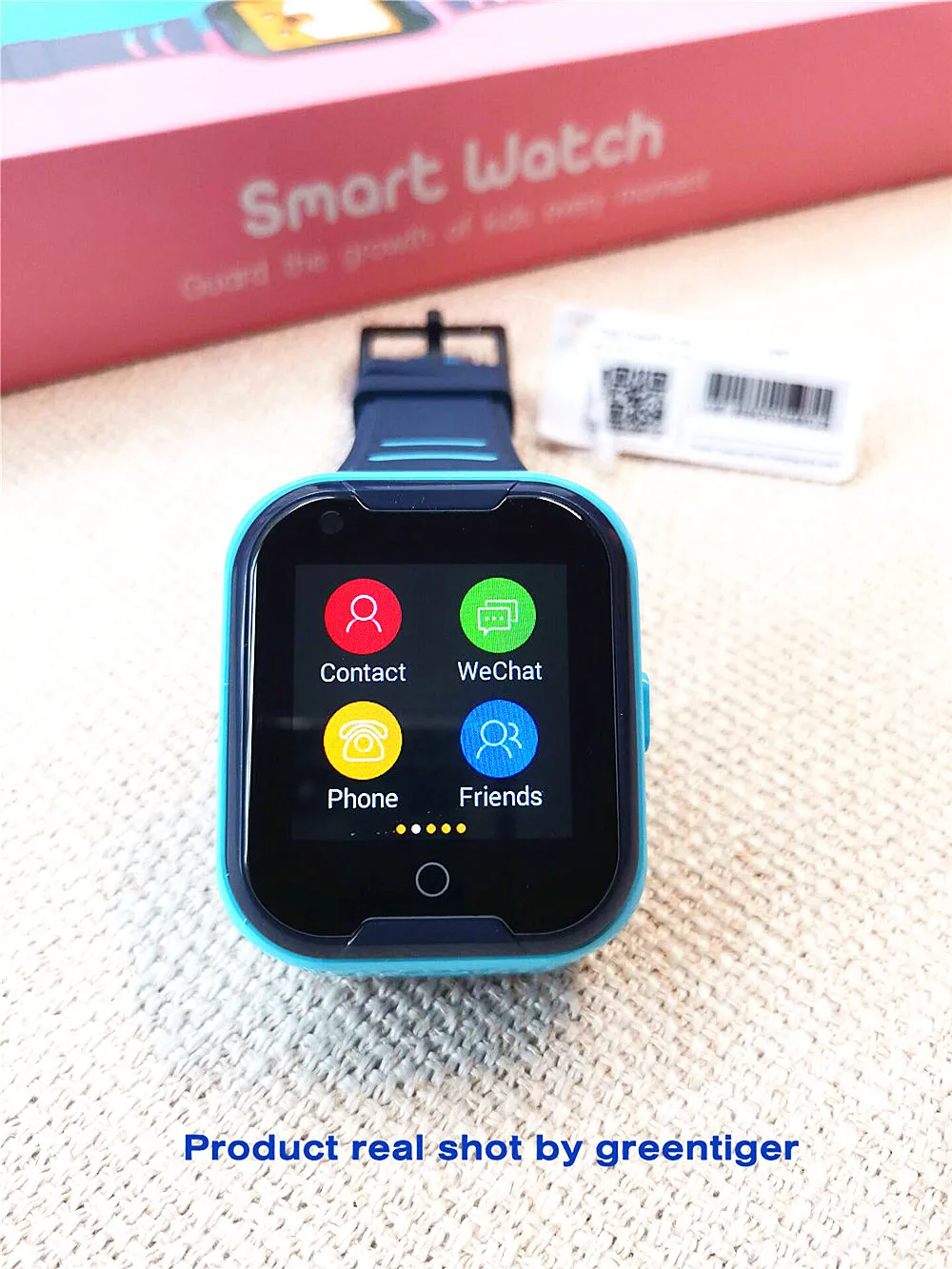 Greentiger 4G сеть A36E Wifi gps SOS Смарт часы дети видео вызов IP67 Водонепроницаемый Будильник камера детские часы VS Q50 Q90
