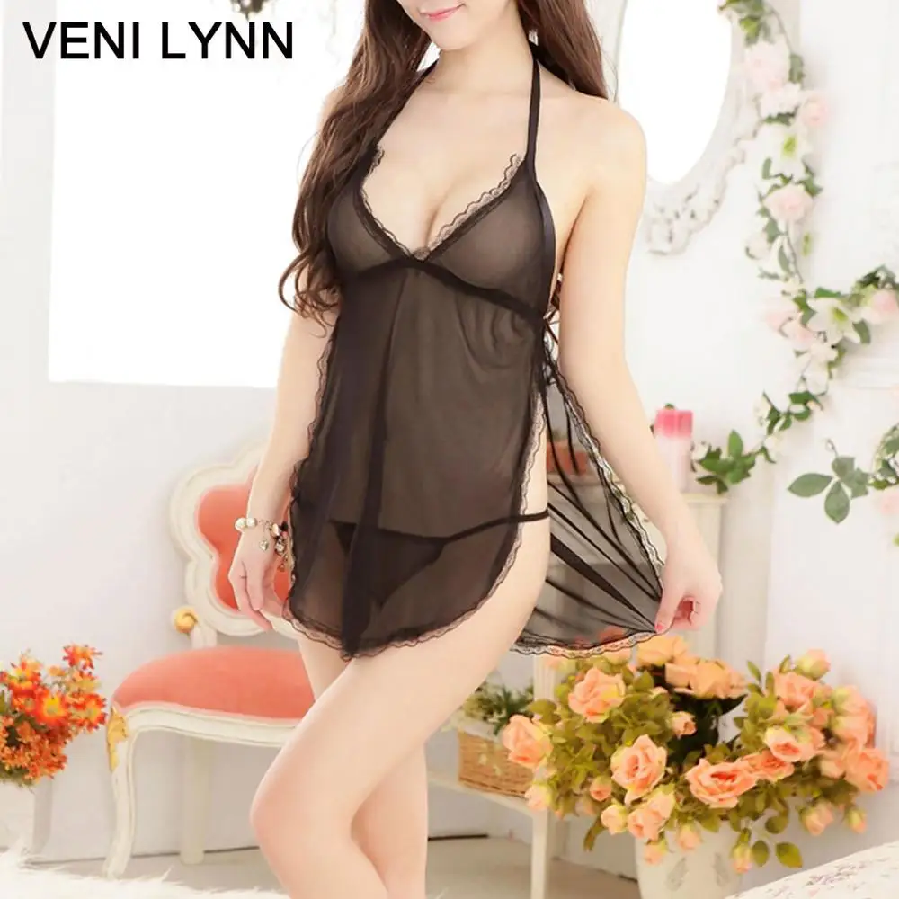 VENI LYNN Silk Romantic Nightgowns &ampSleepshirts Sexy Lingerie Women Cute for Girls | Женская одежда