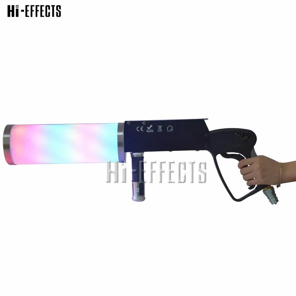 Светодиодный CO2 DJ пистолет Pistola Co2 Jet Machine Blaster ручной со светодиодом для ночного