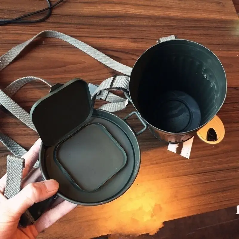 Времен Второй мировой войны немецкая армейская коробка военная газовая маска