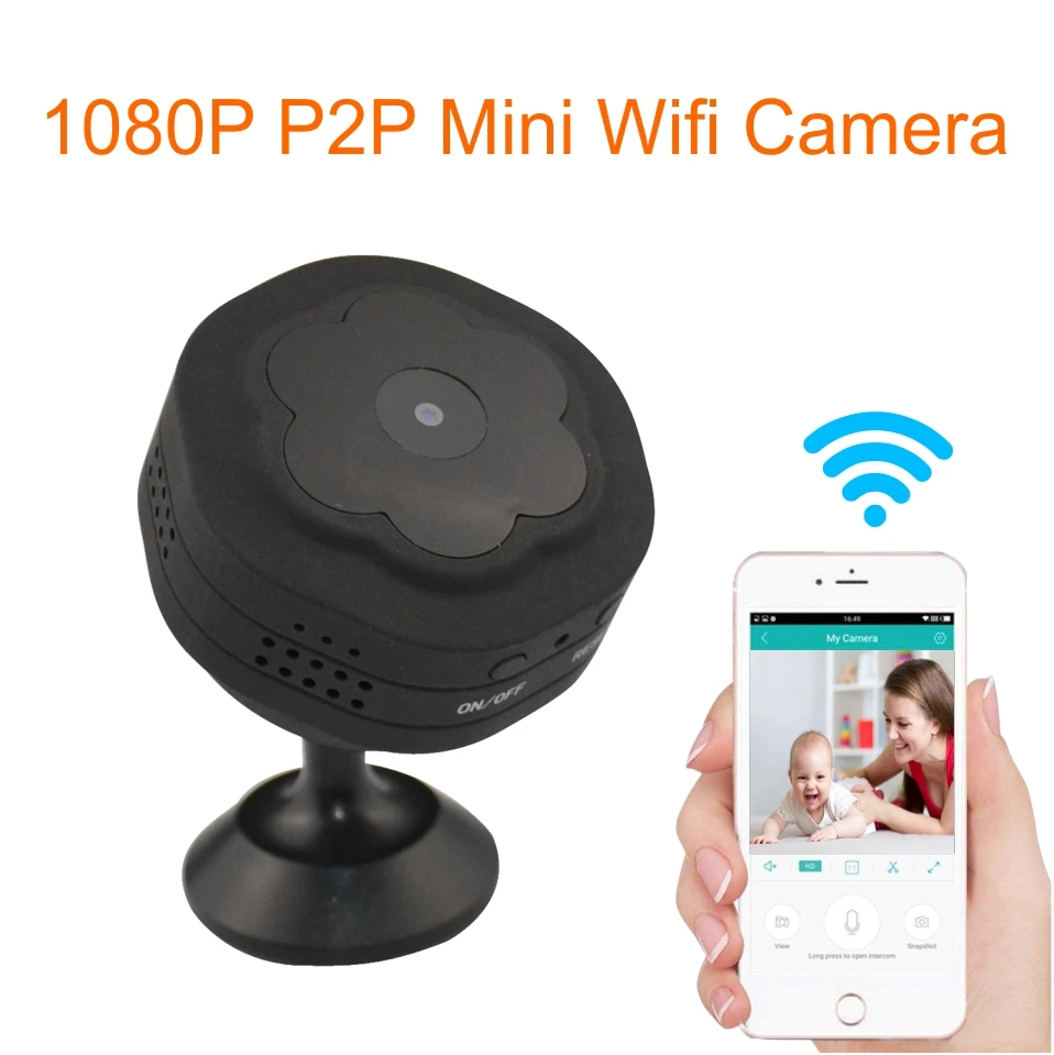 2MPHD Мини Смарт Беспроводная ip-камера 1080P беспроводная WIFI камера мини для Android/IOS