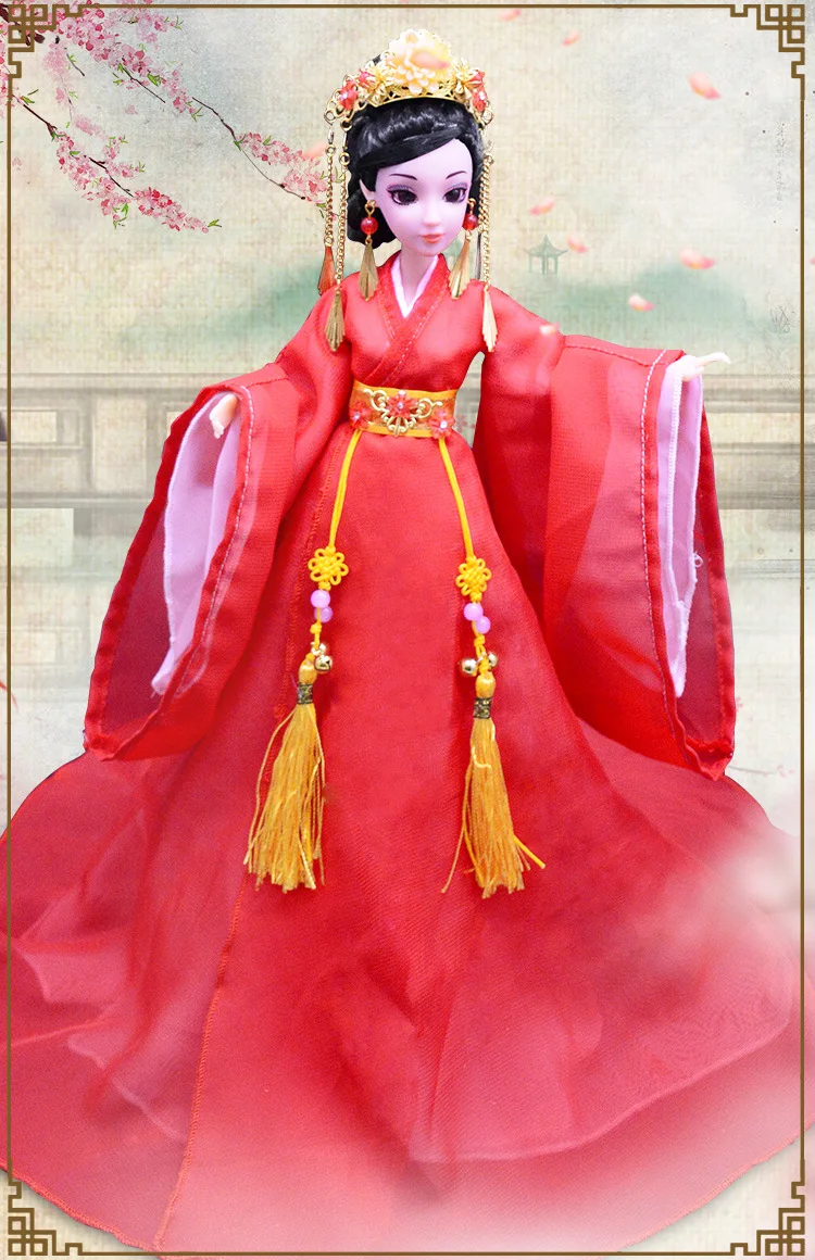 Красивые китайские старинные куклы для телеплея легенда о фу Яо шелковая