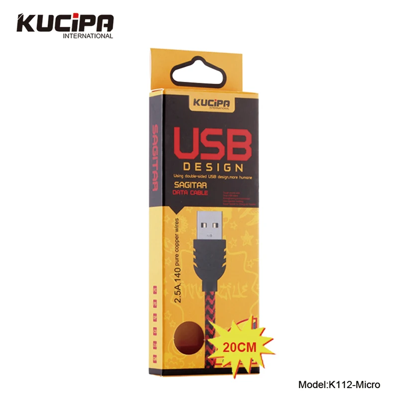 Короткий кабель Micro USB 20 см быстрая зарядка плетеный шнур для быстрой зарядки Android