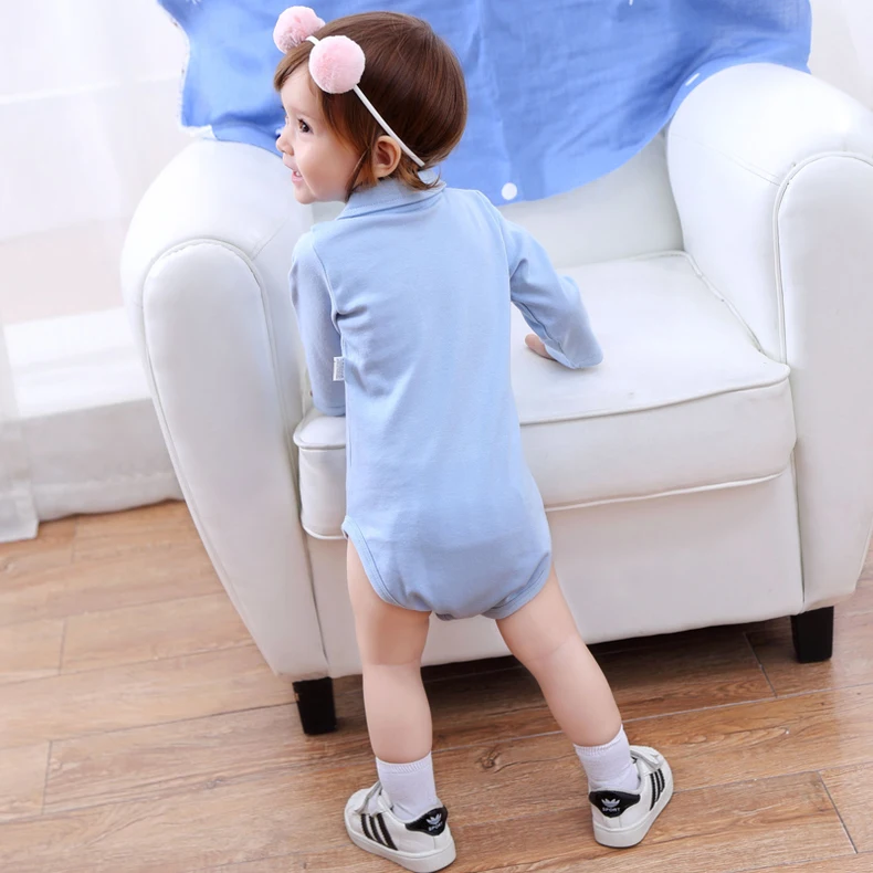 Боди с длинными рукавами из 100% хлопка для новорожденных одежда маленьких