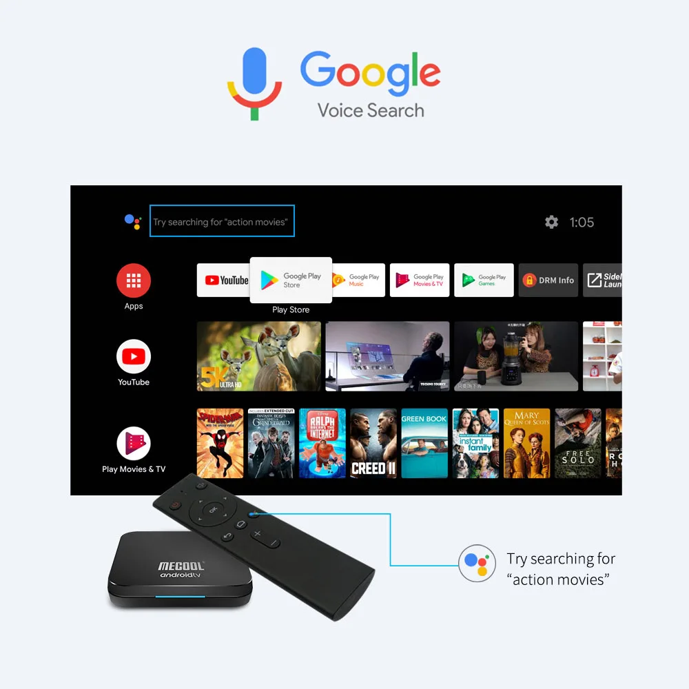 Android tv 9,0 Google Сертифицированный MECOOL KM9 PRO 4 ГБ 32 ГБ Android 9,0 tv Box Amlogic S905X2 4 K Voice 2,4G 5G Dual Wifi BT4.0 KM9A tv