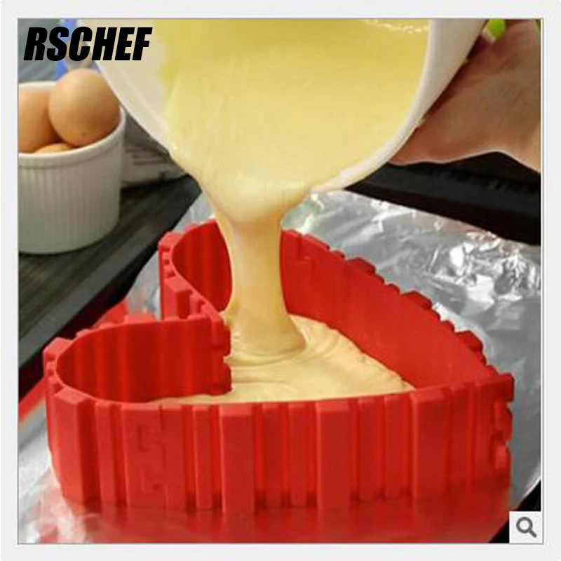RSCHEF силиконовая форма для торта набор из четырех частей Бесплатная комбинация