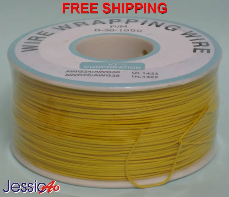 Монтажный провод разъем для печатной платы прыгать медный PVC 30 AWG 210 м PCB линия