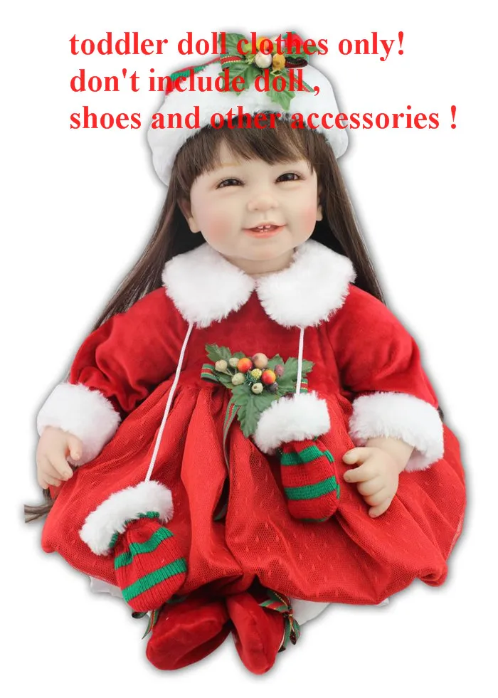 A278-1 clothes only Новинка 20-23 дюймов Кукла реборн одежда для npk кукла девочка одежда Кукла платье аксессуары DIY Детская кукла-реборн игрушки для детей - Цвет: A278-1 clothes only