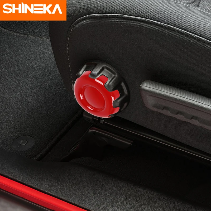 Молдинги для салона автомобиля SHINEKA Jeep Wrangler JL 2018 + ручка регулировки сиденья