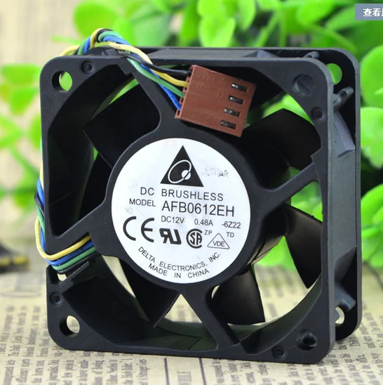 

AFB0612EH 6025 12V 0.48A 6 см 4 провода