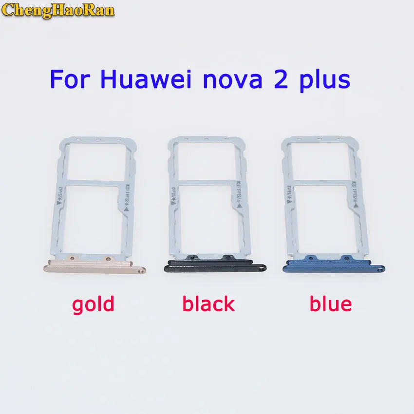 ChengHaoRan новый для Huawei nova 2 plus 2s lite держатель Micro Sim карты сменный слот лоток
