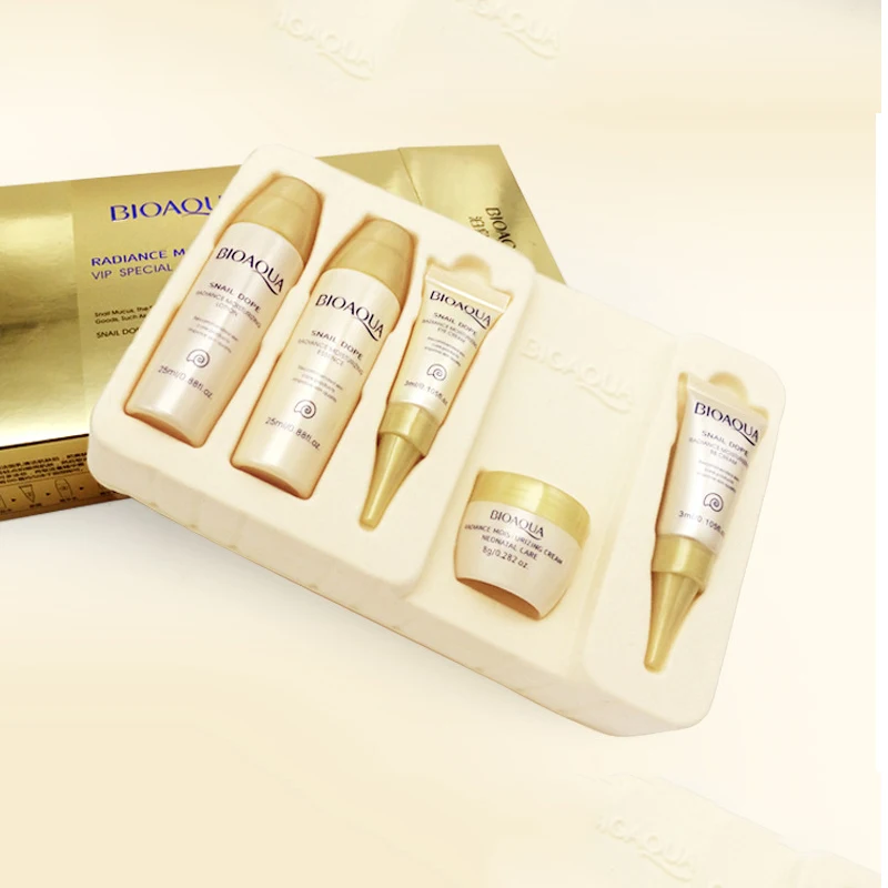 Bioaqua набор для ухода за кожей крем лица Bb глаз тоник 5 шт./компл. уход лицом Улитка
