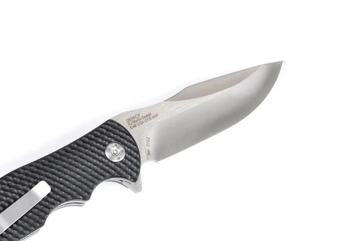 ZT0606 складной нож 8cr13mov лезвие G10/шарикоподшипник с деревянной ручкой охотничий