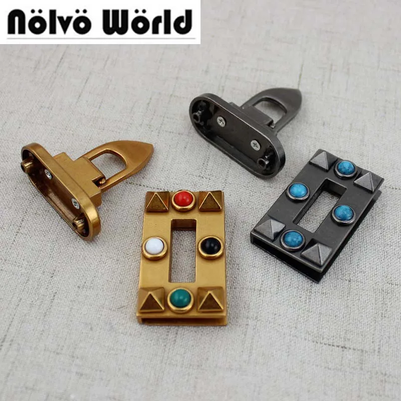 10 шт. декоративные бусины для сумок и сумок|handbag closure|handbag metal lockmetal lock |