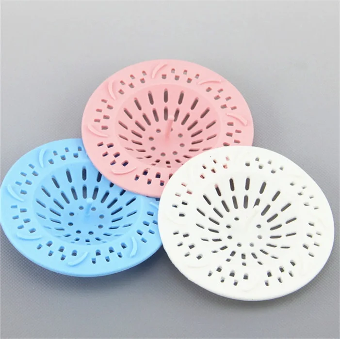 Silicone Sewer Filter Drains Colanders Strainers basket Kitchen Gadgets Shower Drain Hole Trap Bathroom Accessories Sets | Дом и сад