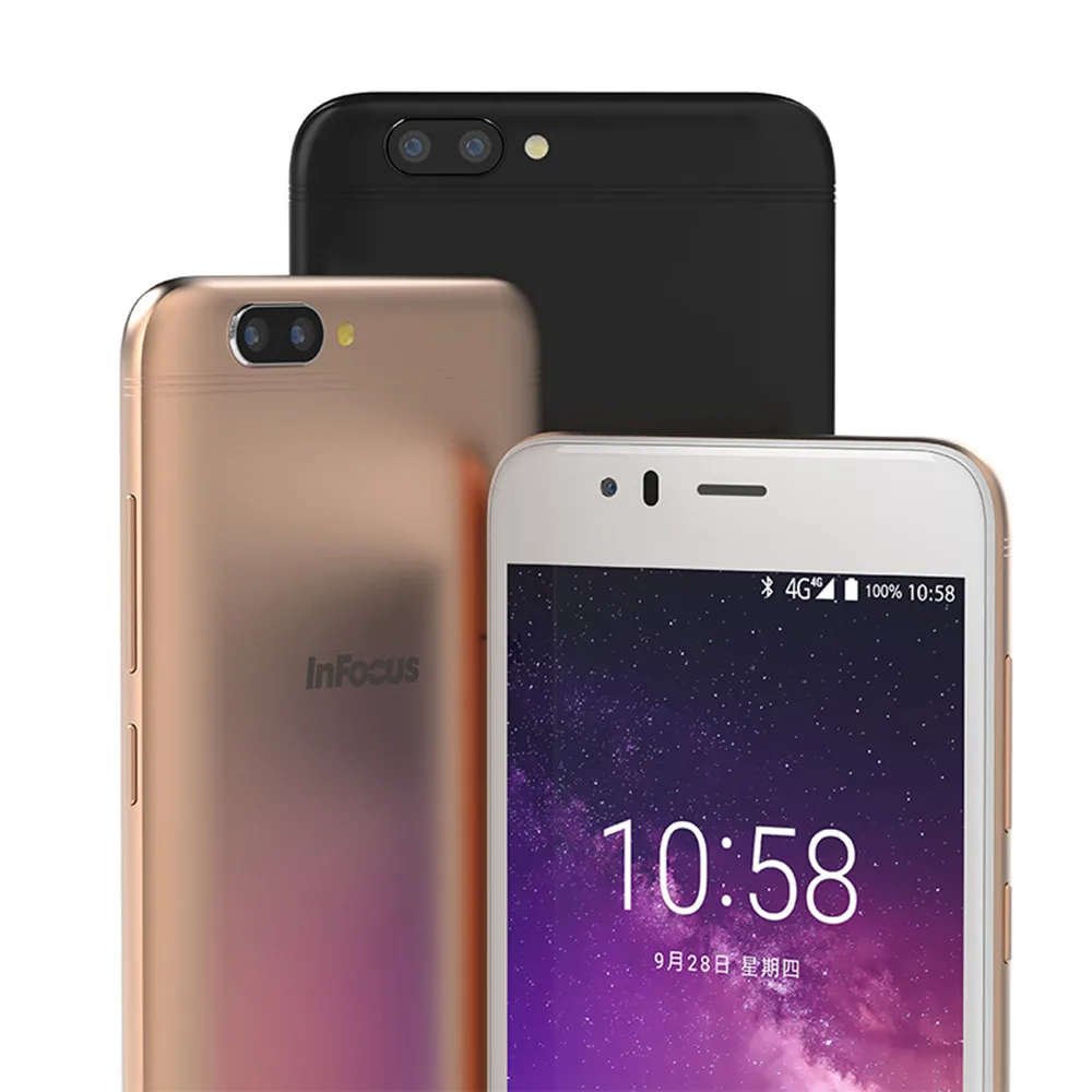 Смартфон Infocus A3 2 Гб ОЗУ 16 ПЗУ четырёхъядерный процессор MT6737W 1 3 ГГц 5 дюйма 1280x720 HD 13