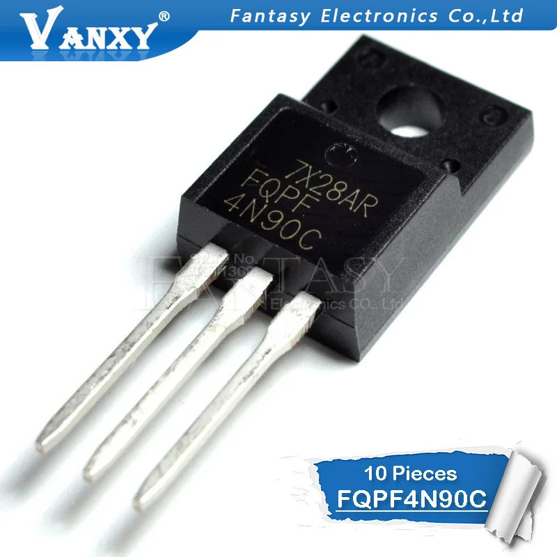 10 шт. FQPF4N90C TO-220F 4N90C 4N90 FQPF4N90-220 MOS полевой транзистор
