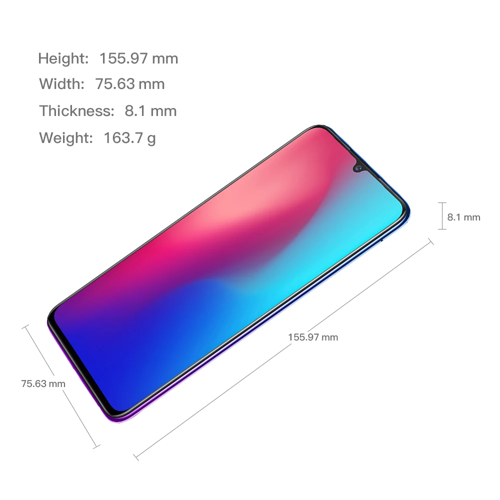 Vivo Z3 экран с каплями воды 4 ГБ/6 ГБ + 64 Гб/128 Snapdragon670/710 двойная камера LTE Android 8 1 6 3 &quotFHD