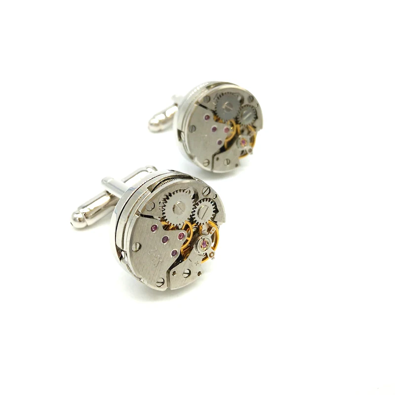 Запонки мужские часовой механизм оптовая продажа|watch movement cufflinks|cufflinks for menscufflinks sale
