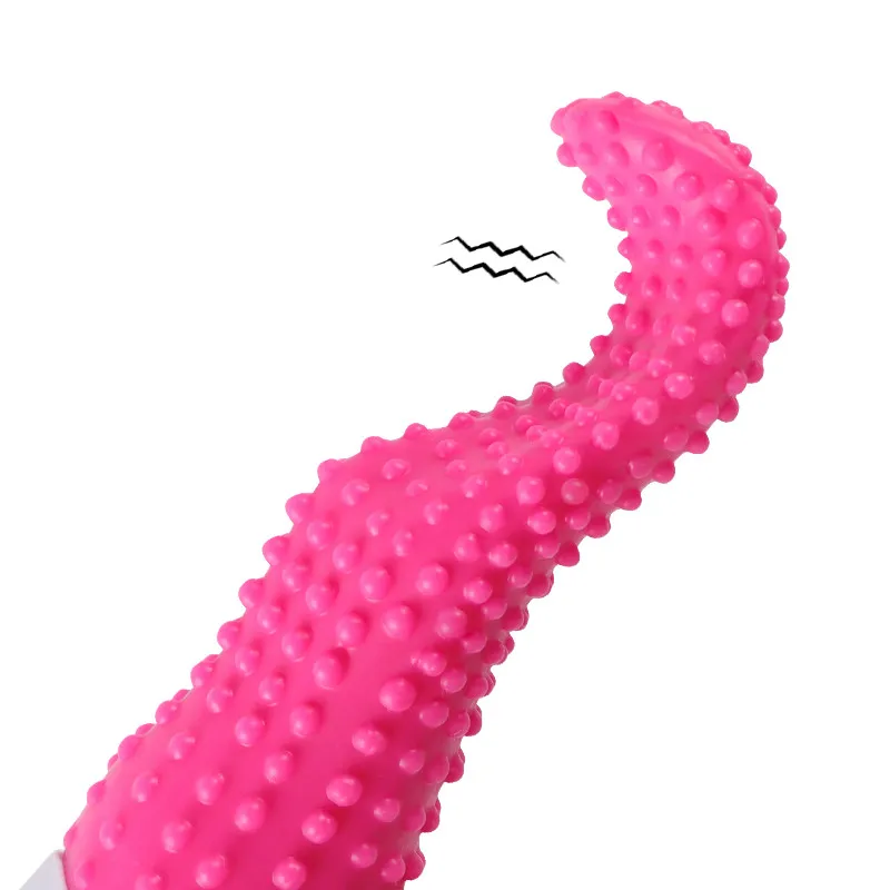 10 скоростей Вибратор в форме языка для женщин G Spot вагинальная стимуляция клитора