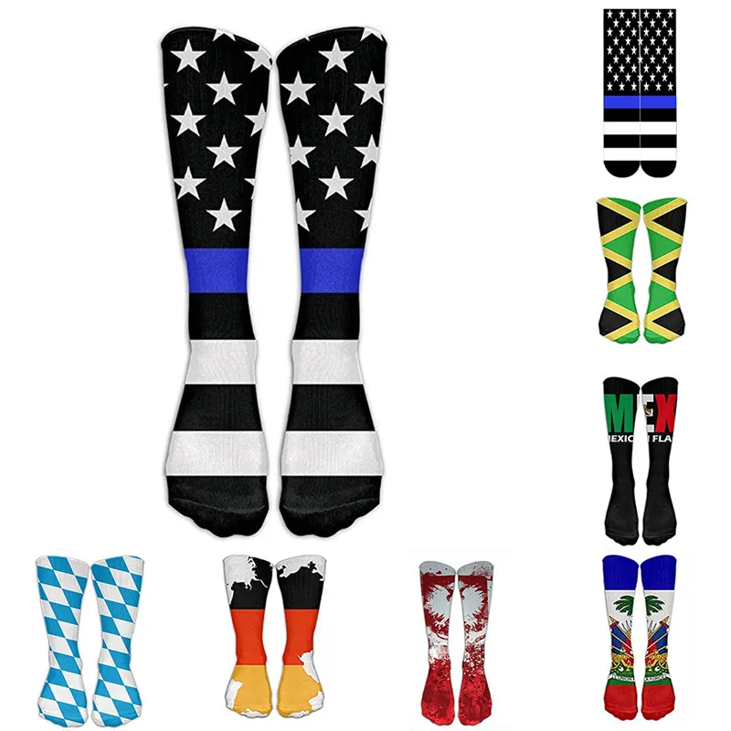 Новая мода Maple флаг с листом принт носки полосатые хлопковые носки с травой Calcetines Arte Chaussettes Залить Людей забавные Meia 6D6