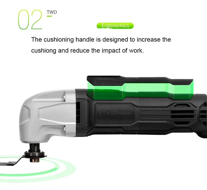 Bodewtech 220 В Электрический многофункциональный Осциллирующий набор инструментов