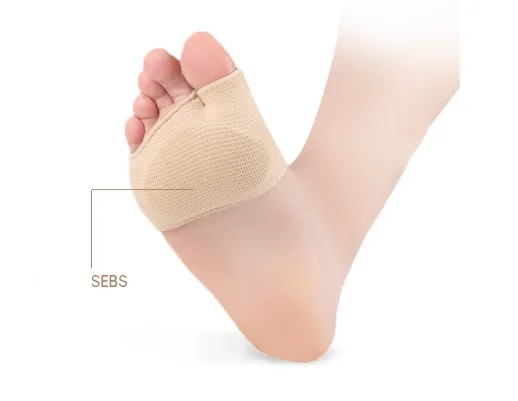 1 пара высококачественная ткань медицинский гель метатарзальная прокладка для