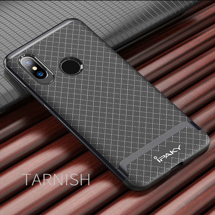 Grey Для Xiaomi mi 8 Чехол iPaky силиконовый ПК Бампер гибридный защитный чехол для Xiaomi mi 8 xio mi 8 глобальная версия чехол для телефона - Цвет: Grey