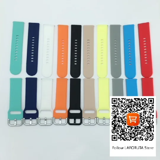 Laforuta спортивный силиконовый ремешок для Suunto 3 Fitnes samsung Galaxy Watch активный ремешок 20 мм быстросъемный браслет Новинка