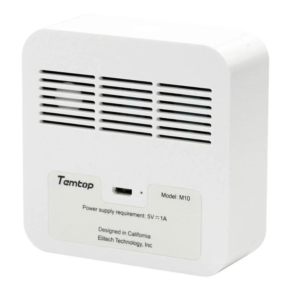 Temtop PM2.5 HCHO TVOC AQI Домашний Уход за качеством воздуха монитор электрохимический датчик детектор в режиме реального времени дисплей перезаряжаемый