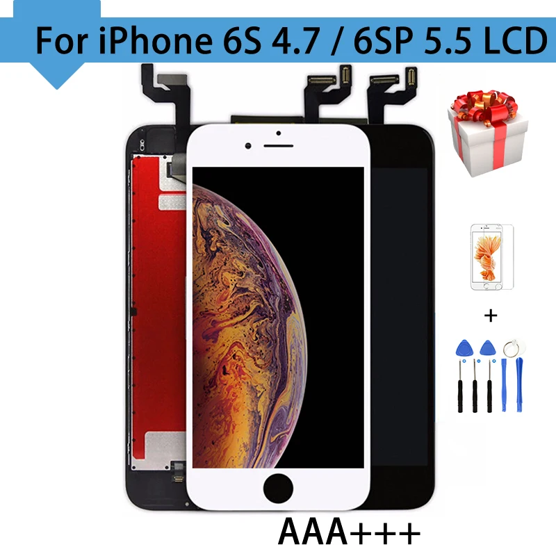 Проверенный 3D сенсорный экран для iPhone 6S Plus ЖК-дисплей качество AAA дигитайзер в