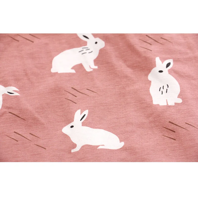 2017 Весна Женская Сексуальная Чистого Хлопка Симпатичные Белый Кролик С Длинным