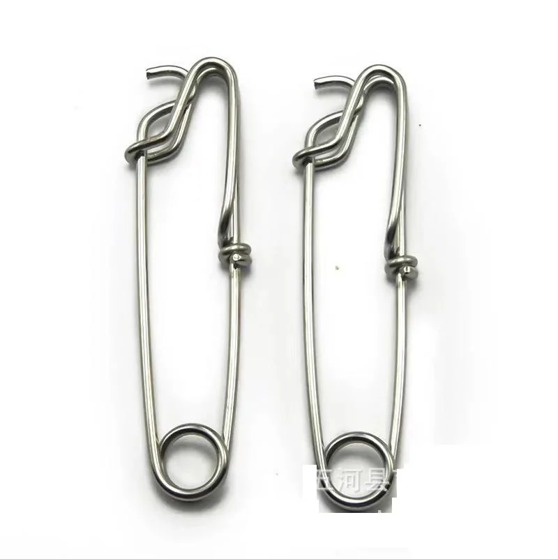 1pc Stainless Steel Fishing Swivel Accessory with Quick Pin for Lure Bait Tackle: Stainless Steel Swivel image 3