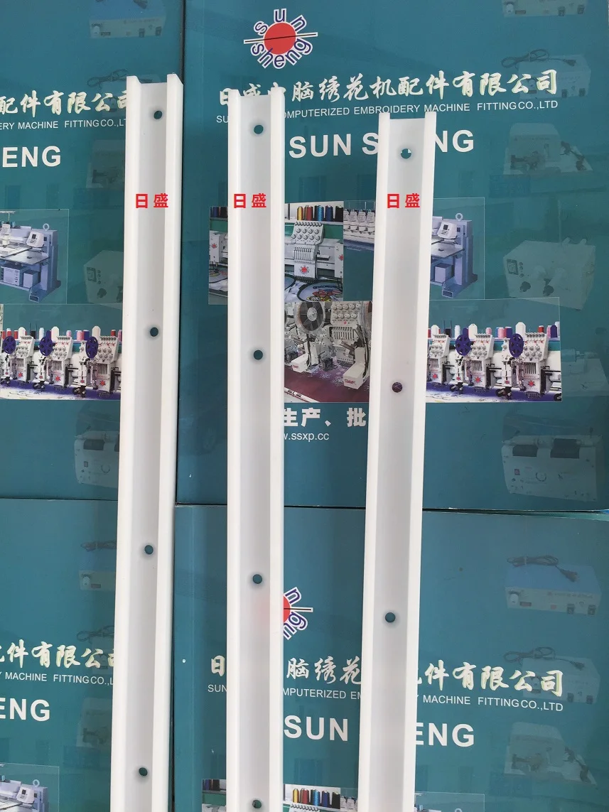 

BARUDAN вышивка Behringer Запчасти для вышивальной машины аксессуары 6 отверстий Белый Нейлоновый направляющий паз 8 белых отверстий