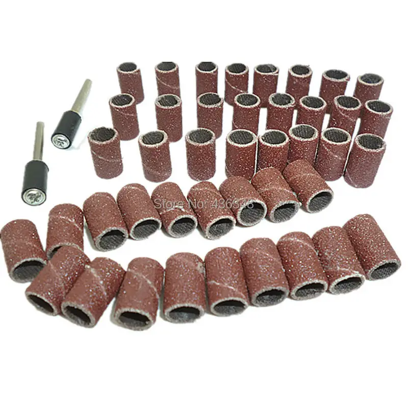 150 шт. шлифовальные ленты шлифовальной барабана # наждачной бумагой + 2 оправки для