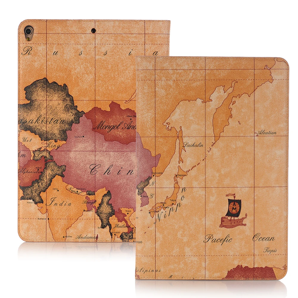Для Apple iPad 6 5 4 3 2 Air1 Air 2/iPad Pro 9,7 10,5 11 12,9 дюймов чехол карта Флип кожаный чехол смарт-чехол-подставка