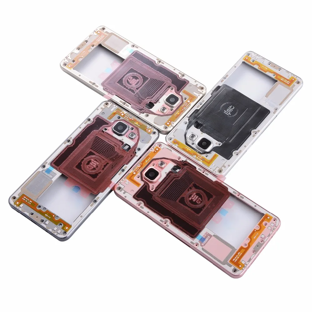 

For Samsung A5 2016 A510 A510F Housing Middle Frame Plate Bezel Housing Case Back frame Metal Mid Faceplate Frame Repair Spare