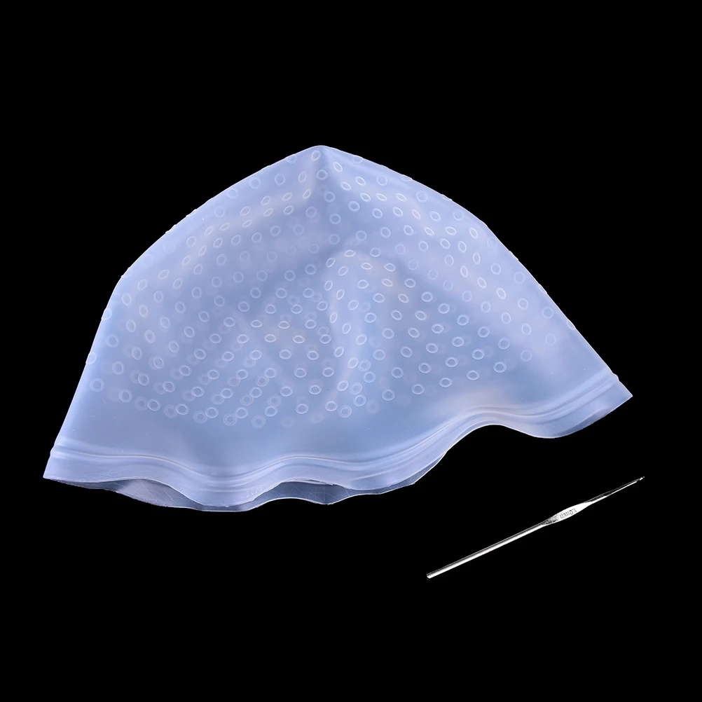 1 компл.. Силиконовые кепки + крюк профессиональная краска для волос