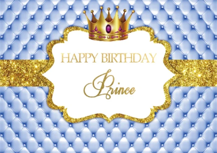 Prince Laeacco розовые фоны принцессы Золотая Корона изголовье диван с днем рождения Плакат портрет фото фон для фотостудии - Цвет: Prince