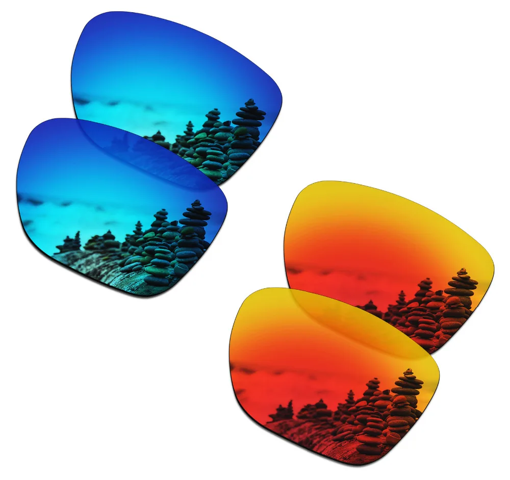 2 пары поляризованных солнцезащитных очков SmartVLT Сменные линзы для Oakley Crossrange XL