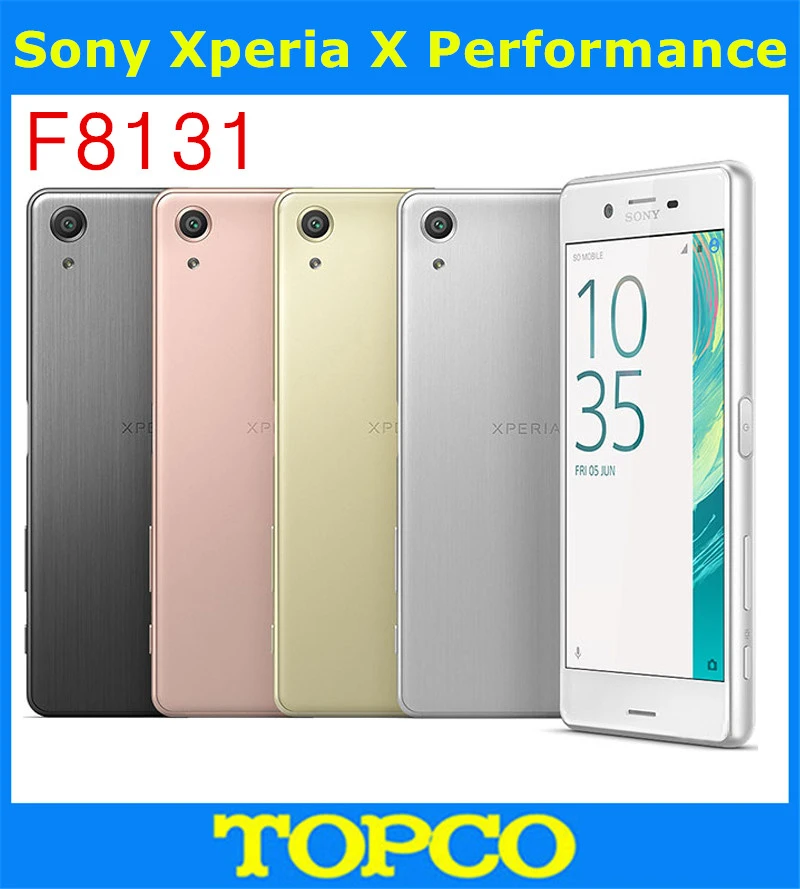 Sony Xperia X Performance,, разблокированный, GSM, 4G, LTE, Android F8131, четыре ядра, ram, 3 ГБ rom, 32 ГБ, 5,0 дюйма, 23 МП и 13 МП, отпечаток пальца
