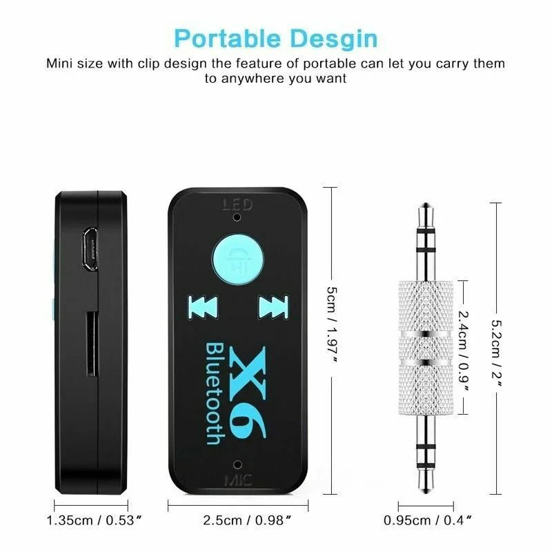 Беспроводной Bluetooth 3 5 мм AUX аудио стерео музыка A2DP автомобильный Handsfree приемник
