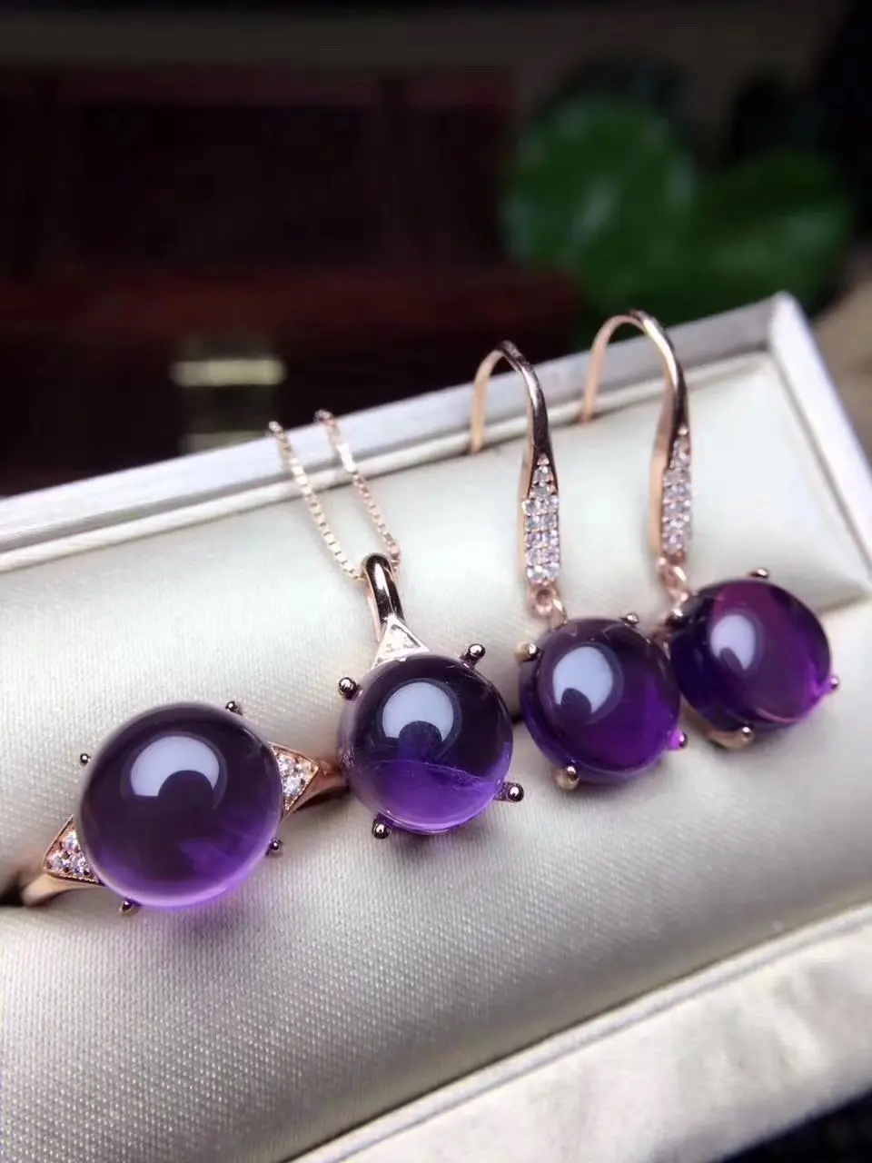 Женские серьги-кольца Fidelity серьги из натурального серебра 925 пробы с фиолетовым