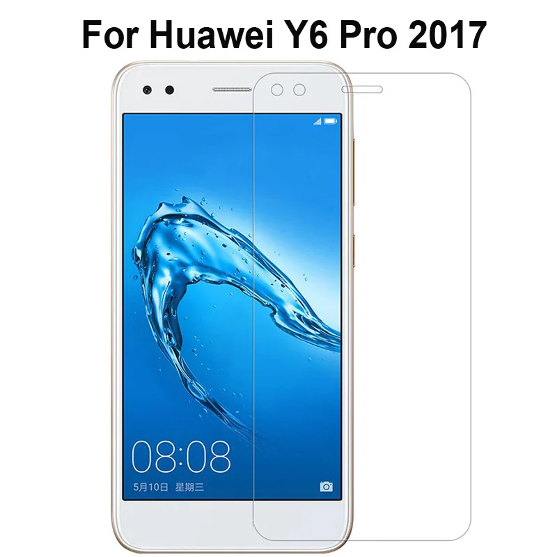 Закаленное стекло для Huawei Y6 Pro 2017 Защитная пленка экрана Y6Pro жесткая стеклянная